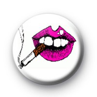 Smoking Lips Badges